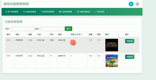 基于Java SSM框架的游戲光盤租賃系統(tǒng)設(shè)計與實(shí)現(xiàn)